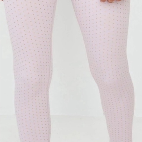 All Fenix NWOT 7/8 Leggings Anthropologie Twilight Blush Pink Allfenix Size M - Picture 4 of 10